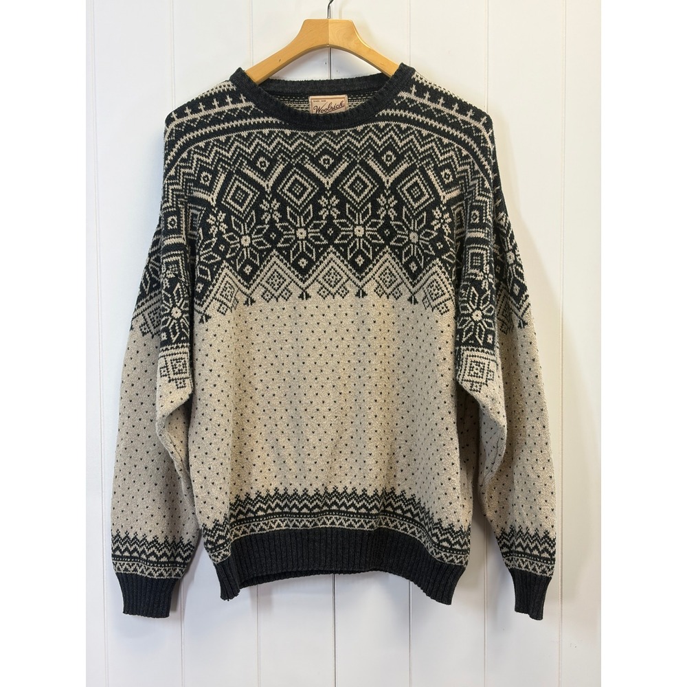 Vintage Woolrich Nordic Grandpacore Sweater Men Size XL Corpcore Cabin Heritage